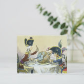 The Plum Pudding in Danger, 1805 Briefkaart (Staand voorkant)