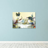 The Plum Pudding in Danger, 1805 Canvas Afdruk (Insitu (Houten vloer))