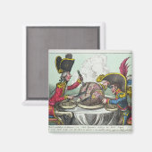 The Plum Pudding in Danger, 1805 Magneet (Voorkant / Achterkant)