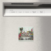 The Plum Pudding in Danger, 1805 Magneet (Insitu (Vaatwasser))