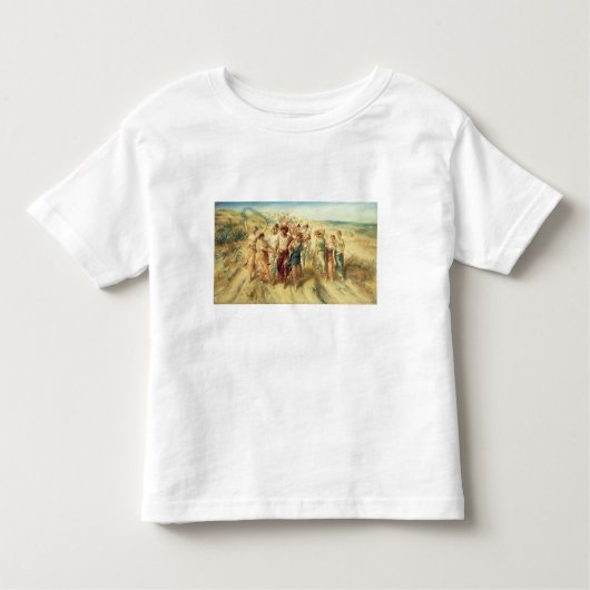 The Poet Anacreon (570-485 v.Chr.) met zijn Muses, Kinder Shirts (Voorkant)