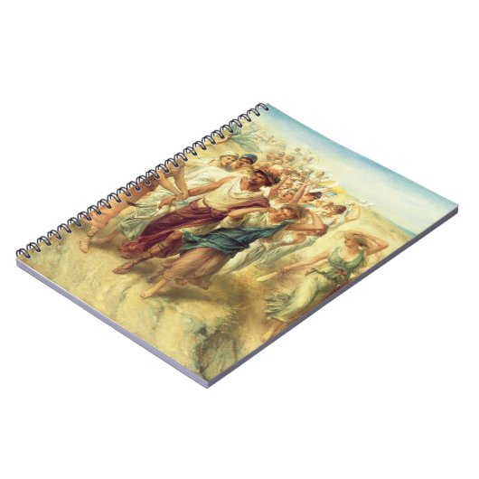 The Poet Anacreon (570-485 v.Chr.) met zijn Muses, Notitieboek (Linkerzijde)