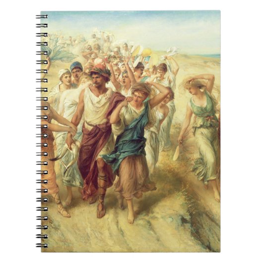 The Poet Anacreon (570-485 v.Chr.) met zijn Muses, Notitieboek (Voorkant)