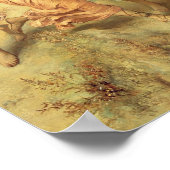 The Poet Anacreon (570-485 v.Chr.) met zijn Muses, Poster (Hoek)