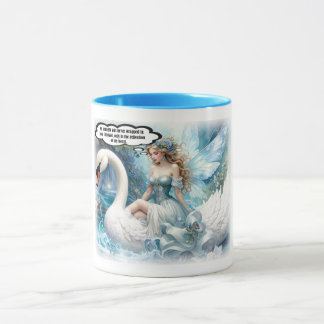 The Poetic Swan Rider Mug Mok
