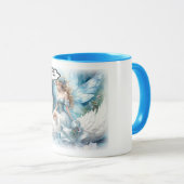 The Poetic Swan Rider Mug Mok (Voorkant rechts)