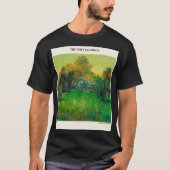 The Poets Garden by Vincent Van Gogh, Green Trees T-shirt (Voorkant)