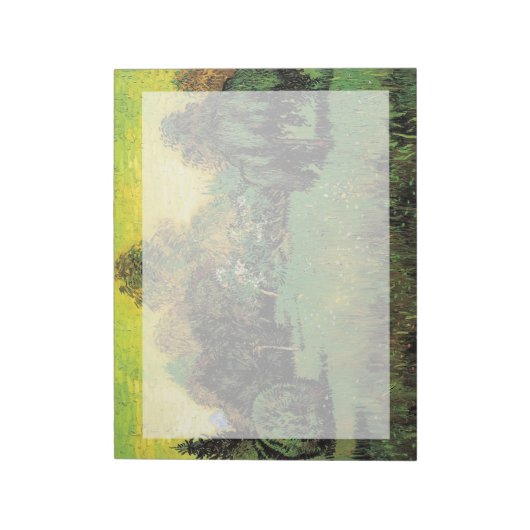The Poet's Garden by Vincent van Gogh. Notitieblok (Linkerzijde)
