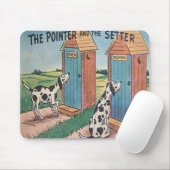 The Pointer en The Setter - Mousepad... Muismat (Met muis)