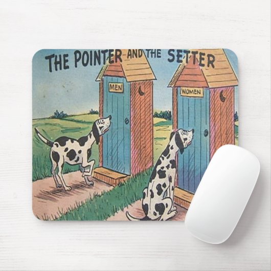 The Pointer en The Setter - Mousepad... Muismat (Met muis)