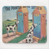 The Pointer en The Setter - Mousepad... Muismat (Voorkant)
