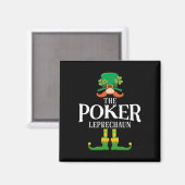 The Poker Leprechaun St Patricks Day Memory Matchi Magneet (Voorkant / Achterkant)