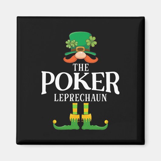 The Poker Leprechaun St Patricks Day Memory Matchi Magneet (Voorkant)