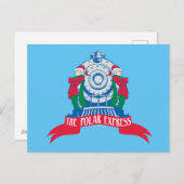 The Polar Express | Elfen staan bij de trein Feestdagenkaart (Voorkant / Achterkant)