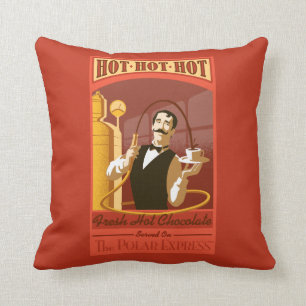 The Polar Express Hete Chocolade Vintage Kunst Kussen