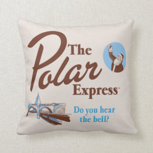 The Polar Express "Hoort U De Bel" Retro Kussen