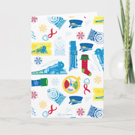 The Polar Express | Kerst-Icoon Patroon Feestdagen Kaart (Voorkant)