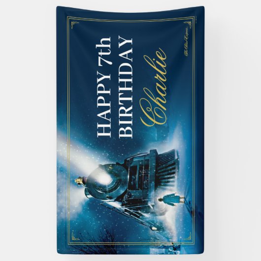The Polar Express Pajama Slumber Party Banner (Verticaal)