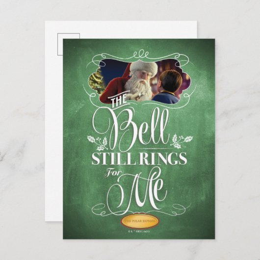The Polar Express | "The Bell Still Rings For Me" Feestdagenkaart (Voorkant / Achterkant)