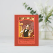 The Polar Express | Warme Chocolade Vintage Kunst Feestdagenkaart (Staand voorkant)