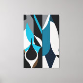 The Polygonal Abstract Canvas Afdruk (Voorkant)