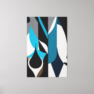 The Polygonal Abstract Canvas Afdruk