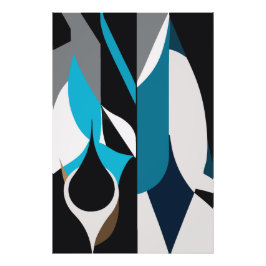 The Polygonal Abstract Foto Afdruk