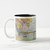 The Pont des Arts, 1928 Tweekleurige Koffiemok (Links)