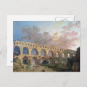 The Pont du Gard, Nimes, c.1786 Briefkaart (Voorkant / Achterkant)