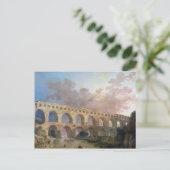 The Pont du Gard, Nimes, c.1786 Briefkaart (Staand voorkant)