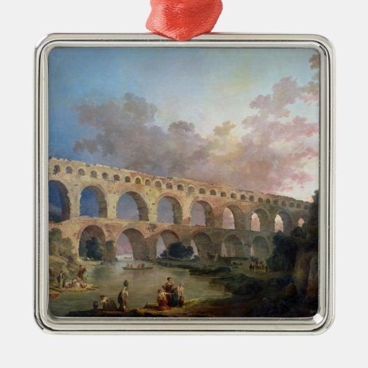 The Pont du Gard, Nimes, c.1786 Metalen Ornament (Voorkant)