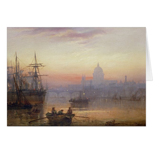 The Pool of London op Sundown, 1876 (Voorkant Horizontaal)