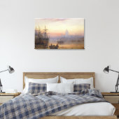 The Pool of London op Sundown, 1876 Canvas Afdruk (Insitu (Slaapkamer))