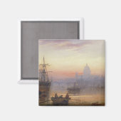 The Pool of London op Sundown, 1876 Magneet (Voorkant / Achterkant)