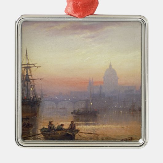The Pool of London op Sundown, 1876 Metalen Ornament (Voorkant)
