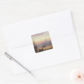 The Pool of London op Sundown, 1876 Vierkante Sticker (Envelop)