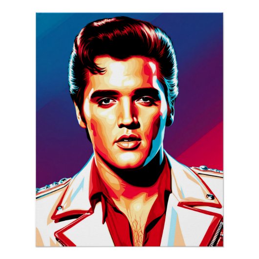 The Pop Art King of Rock Perfect Poster (Voorkant)