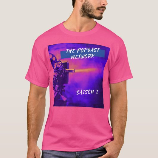 The Popcast Network Seizoen 2 Logo T-shirt (Voorkant)