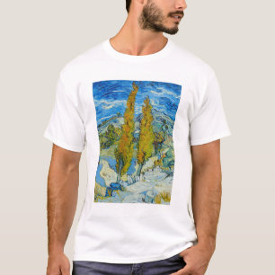 The Poplars at Saint Remy 1889 by Vincent van Gogh T-shirt