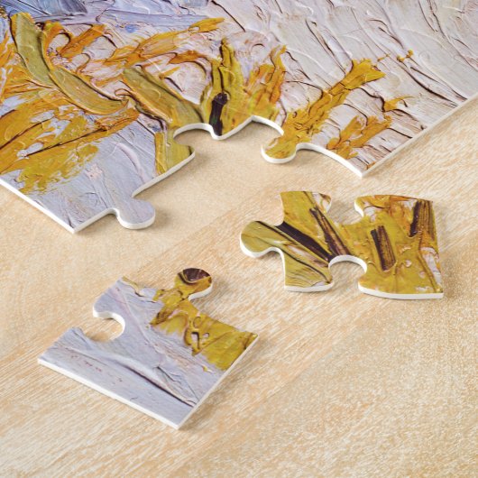 The Poplars at Saint-Rémy, Van Gogh Legpuzzel (Zijkant)