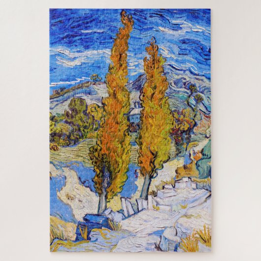 The Poplars at Saint-Rémy, Van Gogh Legpuzzel (Verticaal)