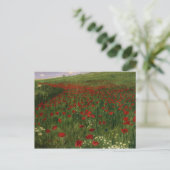 The Poppy Field, 1896 Briefkaart (Staand voorkant)