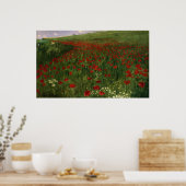 The Poppy Field, 1896 Poster (Keuken)