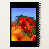 The Poppy House - Artistic Customizable Notitieboek (Achterkant)