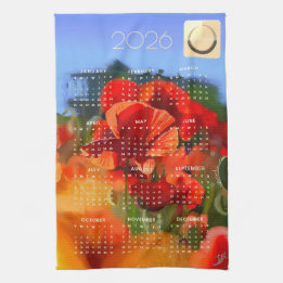 The poppy house professional 2026 calendar theedoek