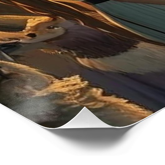 The Portal Between Trees Perfect Poster (Hoek)