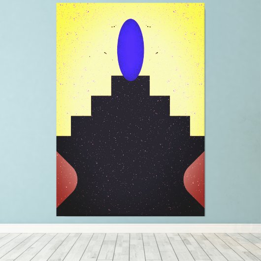 The Portal Canvas Afdruk (Insitu (Houten vloer))