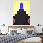 The Portal  Canvas Afdruk (Insitu (Slaapkamer))