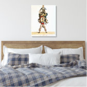 The Porter of, The Imposing Burden, c.1820 Canvas Afdruk (Insitu (Slaapkamer))