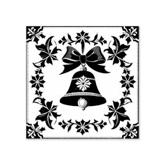 The Postman and the Christmas Bell Rubberstempel